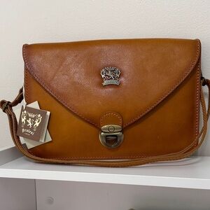 Tan Leather Crossbody Bag